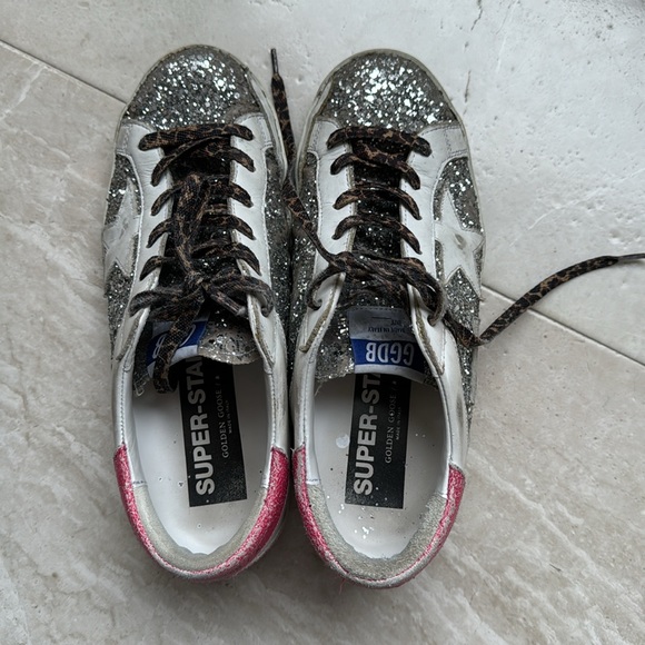 Golden goose superstar glitter and leopard - Picture 7 of 8